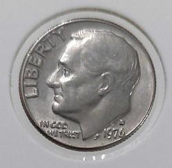 1976 AMERİKA 1 DIME ORİJİNAL MADENİ PARASI ÇİL R4S1NN NADİRDİR