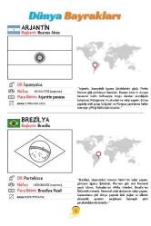 ÜLKELER ve BAYRAKLARI BOYAMA KİTABI (TÜM ÜLKELER)