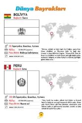 ÜLKELER ve BAYRAKLARI BOYAMA KİTABI (TÜM ÜLKELER)