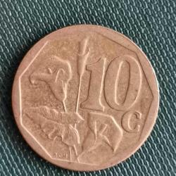 GÜNEY AFRİKA  2008  10 CENT