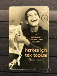 LOT.8 » TÜRK TELEKOM TELEFON KARTI 60LIK- HERKES İÇİN TEK TOPLUM M-F1