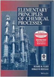 ELEMENTARY PRINCIPLES OF CHEMICAL PROCESSES - CİLTLİ CD YOK