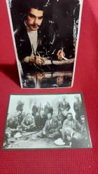 KARTPOSTAL ATATÜRK ŞİMDİKİ ÇUBUK BARAJININ OLDUĞU YERDE HALKIN SORUNLARINI DİNLERKEN 1.9.1925