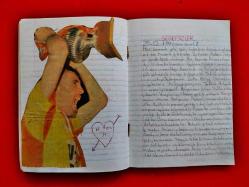 Galatasaray Hatıra Defteri - Bir Genç Kızın 1997, 1998, 1999 Yıllarında Galatasaray Maçları ve Anılarını Yazdığı Günlük Defteri - Futbolcu Kartları ve Gazete Kupürleri