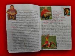 Galatasaray Hatıra Defteri - Bir Genç Kızın 2001, 2002, 2003, 2004, 2005 Yıllarında Galatasaray Maçları ve Anılarını Yazdığı Günlük Defteri - Futbolcu Kartları ve Gazete Kupürleri