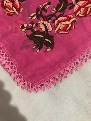 Antik/Vintage Tekstil – El İşi Tığ Oyası Yazma – 87 cm