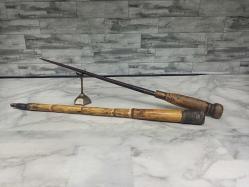 NADİR ANTİKA 19. Yüzyıl Osmanlı Dönemi Tekke Şişi (Asa Tipi)