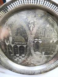 RF61----CAMİ DESENLİ PİRİNÇ TEPSİ