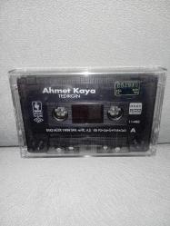 Kaset Ahmet Kaya tedirgin albümü. Orijinal Raks 1993 mavi bandrollü. sorunsuz çalışıyor. kartoneti yok