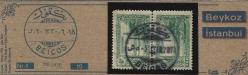 Osmanlı - Beykoz İstanbul Damgalı Pul Özel Kartelasında