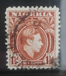 İngiliz sömürgesi NİJERYA- damgalı
