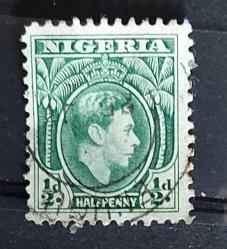 İngiliz sömürgesi NİJERYA- damgalı