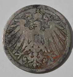 1891 Almanya 10 Pfennig, Bakır-Nikel