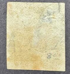 İngiltere 1840 Kralice Victoria the peny black dünyanın ilk pulu orijinal Malta haçı kırmızı damgalı- çok nadir