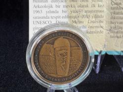 Darphane 2019 Göbeklitepe Yılı Bronz Okside Hatıra Parası Sertifikalı