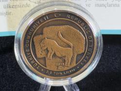 Darphane 2019 Göbeklitepe Yılı Bronz Okside Hatıra Parası Sertifikalı