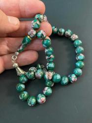 FRANSIZ KLOZONE (cloisonne) TESPİH MİNELİ TESPİH EL YAPIMI