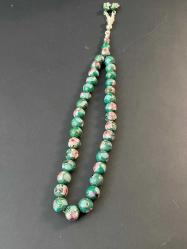 FRANSIZ KLOZONE (cloisonne) TESPİH MİNELİ TESPİH EL YAPIMI