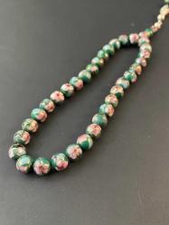 FRANSIZ KLOZONE (cloisonne) TESPİH MİNELİ TESPİH EL YAPIMI