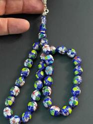 FRANSIZ KLOZONE TESPİH (cloisonne) EL YAPIMI MİNELİ TESPİH