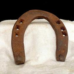 Antika Orijinal Dövme Demir At Nalı