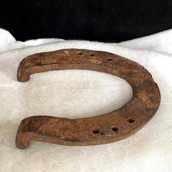 Antika Orijinal Dövme Demir At Nalı