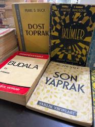 İlk baskı , birinci baskı = andre maurois, iklimler- john Steinbeck, sardelye sokağı- andre gide, isabetle , dünya nimetleri- o. Henry, son yaprak- dostoyebski , budala2 -pearl s. Buck, dost toprak