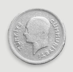 1 Lira 1939 - KM#866 R Nadir/Rare, ÇİL/MS-63!