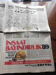 Gölge Adam Gazetesi - Turkish Newspaper - 10-16 Ocak 1989 - komünizm ve irtica iftirası başyazı - iktidar olmaya hazırız diyen SHP'nin Genel sekreteri Deniz Baykal'ın yalanını delilleriyle açıklıyoruz - Afrika'nın elmas diyarı Zaire Türk iş adamlarına açılan yeni kapı - Genç İş adamları Derneği Başkanı Cefi Kamhi'ye göre Türk ekonomisi ne durumda - Fenerbahçe kulübü'nün milyarder başkanı Tahsin Kaya'nın büyük iddiası - SHP Hatay milletvekili Ali Uyar YÖK başarılı görünmek için mi öğrencileri mezun ediyor - Emlak Bankası 2 tam sayfa reklam - İzmir Belediye Başkanı Burhan Özfatura şampiyonluk için tek adayım genç Beşiktaş dedi - tarihte tanınmış masonlar - Rıdvan Dilmen'i Fenerbahçe'den hiç kimse koparamaz - Galatasaray'ın en iyi savunma ödülü sahibi basketçi Tülin Fotoğrafı - Beyoğlu belediye başkanlığına adaylığını koyacak olan Hülya Koçyiğit - Fenerbahçe kaptanı Schumacher'e ödül verilecek - Trabzonspor yarıştan kopmadı - Bayer Münih'in yıldızı Olaf Thon'un yıllık geliri 600 milyon TL