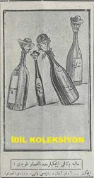 Osmanlıca Karagöz Mizah Dergisi-Gazetesi, Orijinal Dönem Basım, (Ottoman Magazine-Newspaper-Journal Illustré Cara-Gueuz) - 6 Şubat 1926 - Sayı: 1867 - Karikatür: Birbirlerini Aldatıyorlar Galiba! 