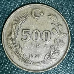 TÜRKİYE  1990   500  LİRA