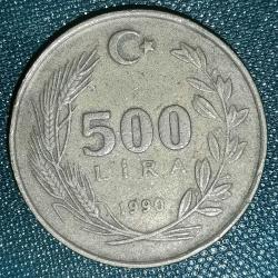 TÜRKİYE  1990   500  LİRA