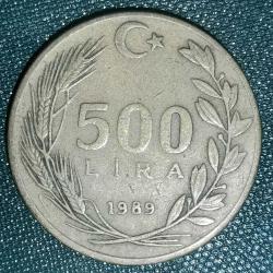 TÜRKİYE  1989   500  LİRA