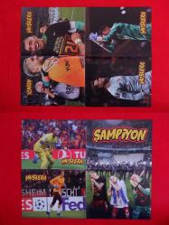 Galatasaray Fernando Muslera, Mauro İcardi, Lucas Torreira - 6 Poster - Çift Taraflı