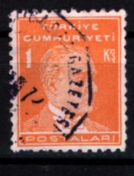 1953-1954 Sekizinci ATATÜRK Serisi 1 Kuruş (tp0656)