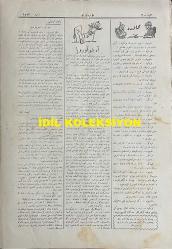 Osmanlıca Karagöz Mizah Dergisi-Gazetesi, Orijinal Dönem Basım, (Ottoman Magazine-Newspaper-Journal Illustré Cara-Gueuz) - 3 Şubat 1923 - Sayı: 1553 - Hicri: 16 Cemaziyelahir 1341 - Rumi: 3 Şubat 1339 - İsmet İnönü'yü Tasvir Eden Karikatür: 