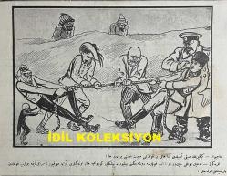 Osmanlıca Karagöz Mizah Dergisi-Gazetesi, Orijinal Dönem Basım, (Ottoman Magazine-Newspaper-Journal Illustré Cara-Gueuz) - 3 Şubat 1923 - Sayı: 1553 - Hicri: 16 Cemaziyelahir 1341 - Rumi: 3 Şubat 1339 - İsmet İnönü'yü Tasvir Eden Karikatür: 