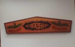 El Boyama Ahşap Pano Askı