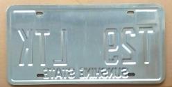 Florida Metal Oto Plaka