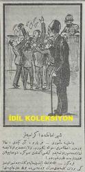Osmanlıca Karagöz Mizah Dergisi-Gazetesi, Orijinal Dönem Basım, (Ottoman Magazine-Newspaper-Journal Illustré Cara-Gueuz) - 2 Nisan 1924 - Sayı: 1674 - Hicri: 27 Şaban 1342 - Rumi: 2 Nisan 1340 - Bir Bardak Suda Fırtına 