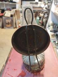 GAZ LAMBASI,  NADİR ÇIKAN MİNNAK  GAZ LAMBASI.  21,5 CM.