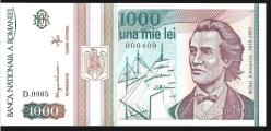 ** ROMANYA ( 1.000 * LEİ ) D * 1991 - ÇİL