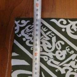 ÇERÇEVELİK BÜYÜK EBAT RAVZA ÖRTÜSÜ PARÇASI. ALLAH YAZILIDIR.