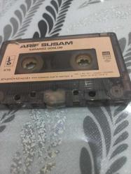 ARİF SUSAM - KARARSIZ GÖNLÜM - KASET [1987 Özer Plak - kağıt baskı - sarı bandrol