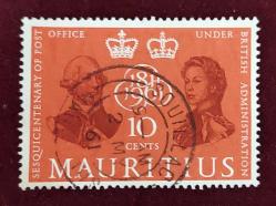 LOT.12 » Mauritus Damgalı pul