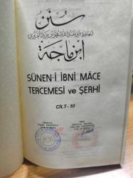 SÜNEN-İ İBNİ MÂCE TERCEMESİ VE ŞERHİ 11 CİLT TAM TAKIM çift mühürlü imzalı