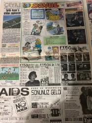 KELEBEK GAZETESİ DOĞUM GÜNÜ HEDİYESİ (TURKISH NEWSPAPPER) - 23 MART 1992 - TAM TAKIM 4 SAYFADIR -Banu Alkan-Deniz Küçükköylü-Nazan Çalı-Dr Gündüz Tezmen-Dr Muhteşem Nejad-Zeynep Uğur-Doç Dr Yaşar Nuri Öztürk-Muzaffer Buyrukçu-Cemal Dündar-Azize Bergin-Banu kültür turunda-Afrodit dünyayı dolaşıp geldi-Uykunu genişletti-Kavga erkeğe yaramıyor-Hanımlar lütfen bu yazıyı dikkatle okuyun-Usta kayakçı-Tarihi Assos a otoban yapılmasın-Bunları biliyor muydunuz-Bedenin dili-Akan sular şarap olsa-Bilmemek ayıp değil-Öfke baldan tatlı değildir-Biraz da görgü-Yemek tabakları-Garanti kilo kaybının kanıtı-Ramazan için özel diyet-Şehriyeli domates çorbası-Çevre-Davul-Alo Melike Abla-Alo Burcum-Alo Bilgi-AIDS-Sonunuz geldi-Fare ve haşereler-Menije estetik merkezi-Cinsel sorunlar-Sevgili Güzin Abla-Bu kültür savaşçısını kurtarmalı-Evlilik köşesi-Günün yazısı-Hak ve halk beraberliği-Allah kelamı Kuran meali-Ahkaf suresi-Rahmet tabloları-Dini zorlaştırmayın-Kuran daki islam-Sizden gelenler-Ney gibiyim-Ey