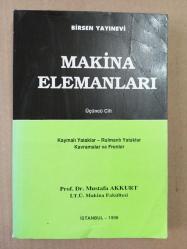 MAKİNA ELEMANLARI cilt - 3 - Kaymalı yataklar, Rulmanlı Yataklar - Kavramalar ve Frenler    -  PROF.DR. MUSTAFA AKKURT