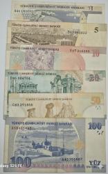 1 YTL İle 100 YTL  Arası 8 Emisyon  6,lı Full Set