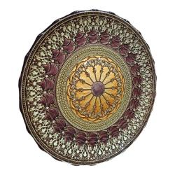 Otantik Kahverengi Şehrazat Dekoratif Tabak